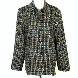Sag harbor blazer sz 14 nubby jacket with pockets